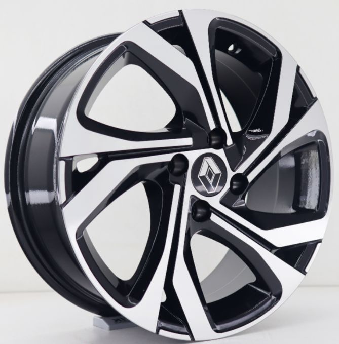 16 İnç 5X114.3 Honda-Toyota-Nissan-Renault Clio 5 İcon Black Machined Jant Takımı