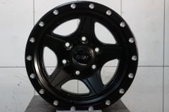 15 İnç 6X139.7 Ford Ranger Mitsubishi Off-Road Matt Black Jant Takımı