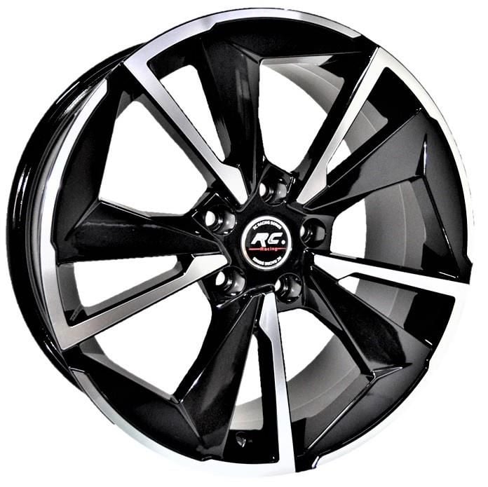 18 İnç 5x114.3 Honda Toyota Nissan Hyundai Kia Uyumlu Bright Face Jant Takımı | R1 Wheels