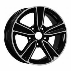 15 İnç 4x100 Renault Honda Opel Uyumlu Deep Black Diamond Gloss Jant Takımı