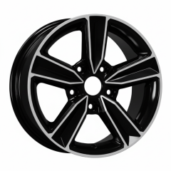 15 İnç 5x100 Volkswagen Polo Audi Seat Uyumlu Deep Black Diamond Gloss Jant Takımı