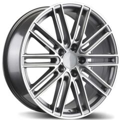 20 İnç 5X130 Porsche Cayenne Taycan Panamera Gun Metal Polish Jant Takımı