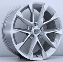 18 İnç 5X112 Volkswagen Skoda Seat Akrep Fr Silver Jant Takım