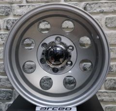 16 İnç 6X139.7 16*10 Ford Ranger Toyota Hilux Nissan Navara Silver Jant Takım