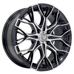 13 İnç 4x100 Hyundai Honda Toyota Uyumlu Black Machined Jant Takımı //R1 Wheels