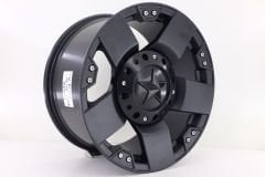 17 İnç 5X130 Rockstar Mat Black OffRoad Jant Takım
