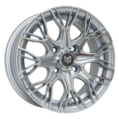 13 İnç 4x100 Hyundai Honda Toyota Uyumlu Silver Machined Jant Takımı // R1 Wheels