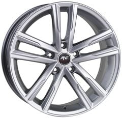 17 İnç 5x100 Seat Fiat Volkswagen Uyumlu Dartford Silver Jant Takımı | R1 Wheels