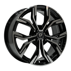 14 İnç 4x100 Toyota Honda Hyundai Renault Uyumlu Black Machined Jant Takımı // R1 Wheels 