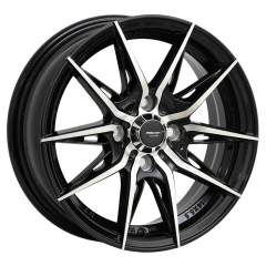 14 İnç 4x100 Hyundai Honda Toyota Uyumlu Black Machined Jant Takımı
