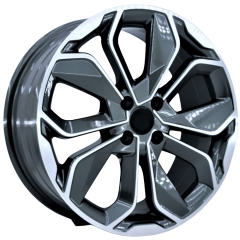 17'' 5X114.3 Toyota Hyundai Honda Megane 4 İcon Gun Metal Polish Jant Takım