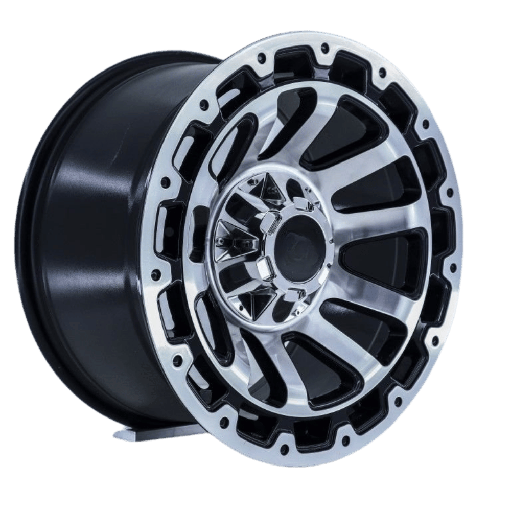 17 İnç 6X114 X-Class Navara Off-Road Black Machined Jant Takım