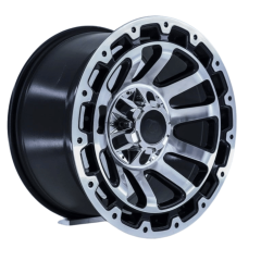 17 İnç 6X114 X-Class Navara Off-Road Black Machined Jant Takım