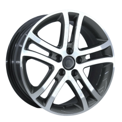 16 İnç 4X100 Savannah Volkswagen Renault Fiat Honda Gun Metal Diamond Jant Takım