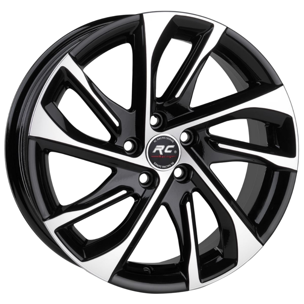16 İnç 5x98 Fiat Egea Uyumlu Black Machined Jant Takımı | R1 Wheels
