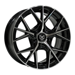 14 İnç 4x100 Hyundai Honda Toyota Uyumlu Black Machined Jant Takımı