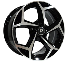 14 İnç 5x100 Toyota Subaru Uyumlu Black Machined Jant Takımı