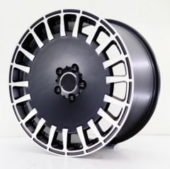 19'' İnç 5X112 Mercedes Black Machined Jant Takım