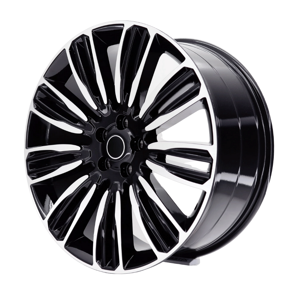 22 İnç 5X120 Range Rover Velar Black Machined Jant Takımı