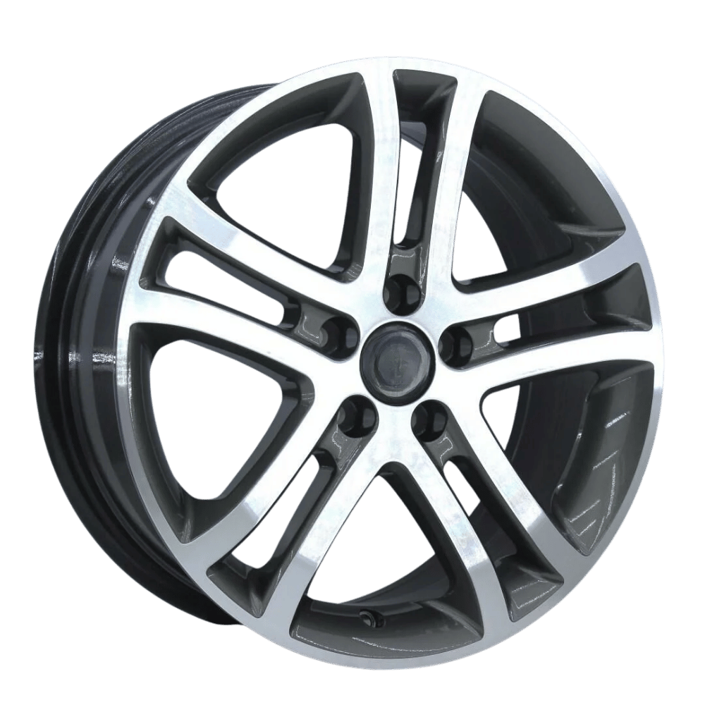 16 İnç 5x100 Volkswagen Seat Fiat Uyumlu Polished Lip Polish Jant Takımı | R1 Wheels