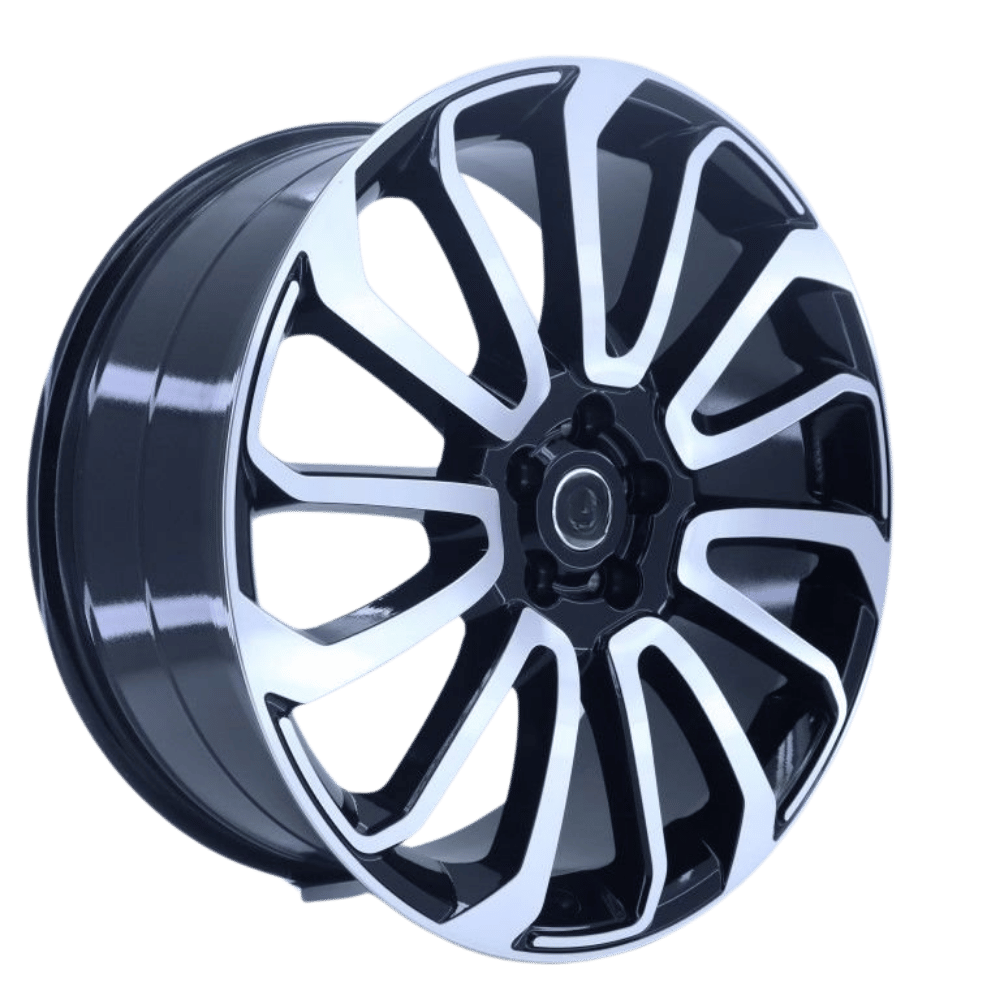 22 İnç 5X120 Range Rover Sport Türbülans Gun Metal Polish Jant Takımı