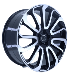 22 İnç 5X120 Range Rover Sport Türbülans Gun Metal Polish Jant Takımı