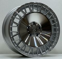 18 İnç 5X112 Volkswagen Audi Mercedes Seat Skoda Silver Machined Jant Takım