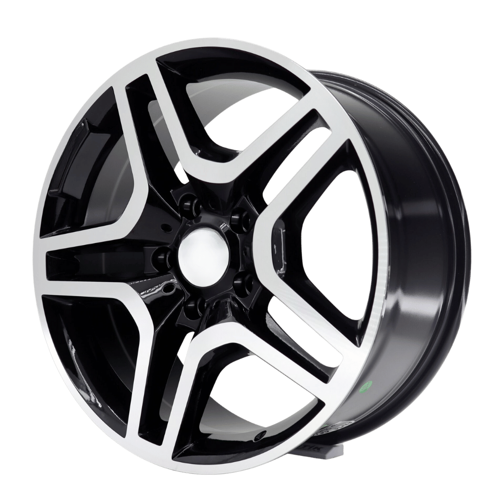 19'' İnç 5X130 Porsche, Volkswagen Machined Black Jant Takım