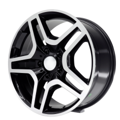 19'' İnç 5X130 Porsche, Volkswagen Machined Black Jant Takım