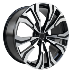 22 İnç 5x112 Mercedes Audi Uyumlu 9.5J ET30 PARLAK SİYAH (BP) Jant Takımı