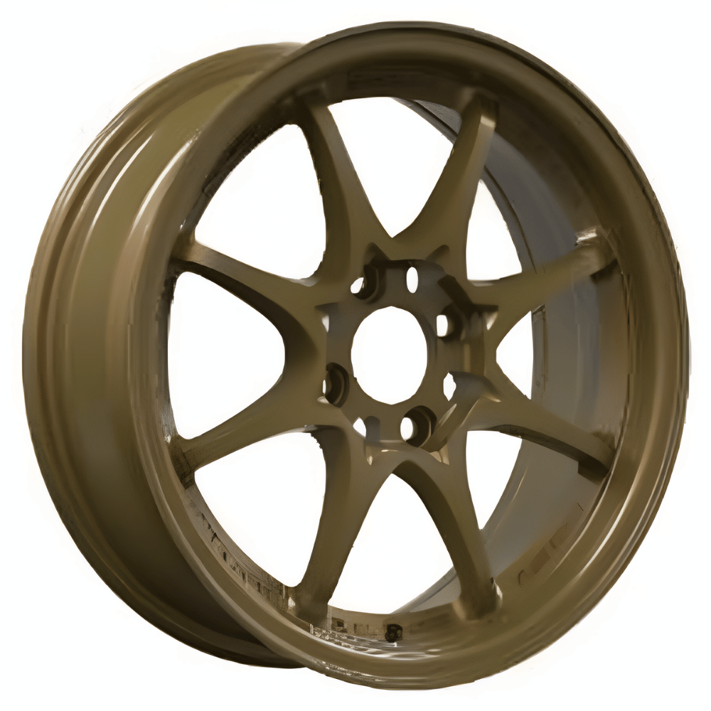 15 İnç 4x100 Honda Toyota Opel Uyumlu Bronze Machined Lip Jant Takımı // R1 Wheels