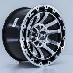 17'' İnç 6X139.7 Ford Ranger Black Machined  Jant Takım