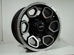 X-Class Navara 17'' İnç 6X114.3 Off-Road Black Machined  Jant Takım