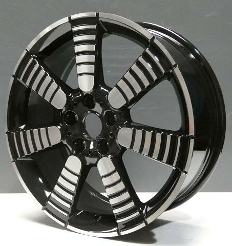 17 İnç 5X120 Bmw Black Machined Jant Takım