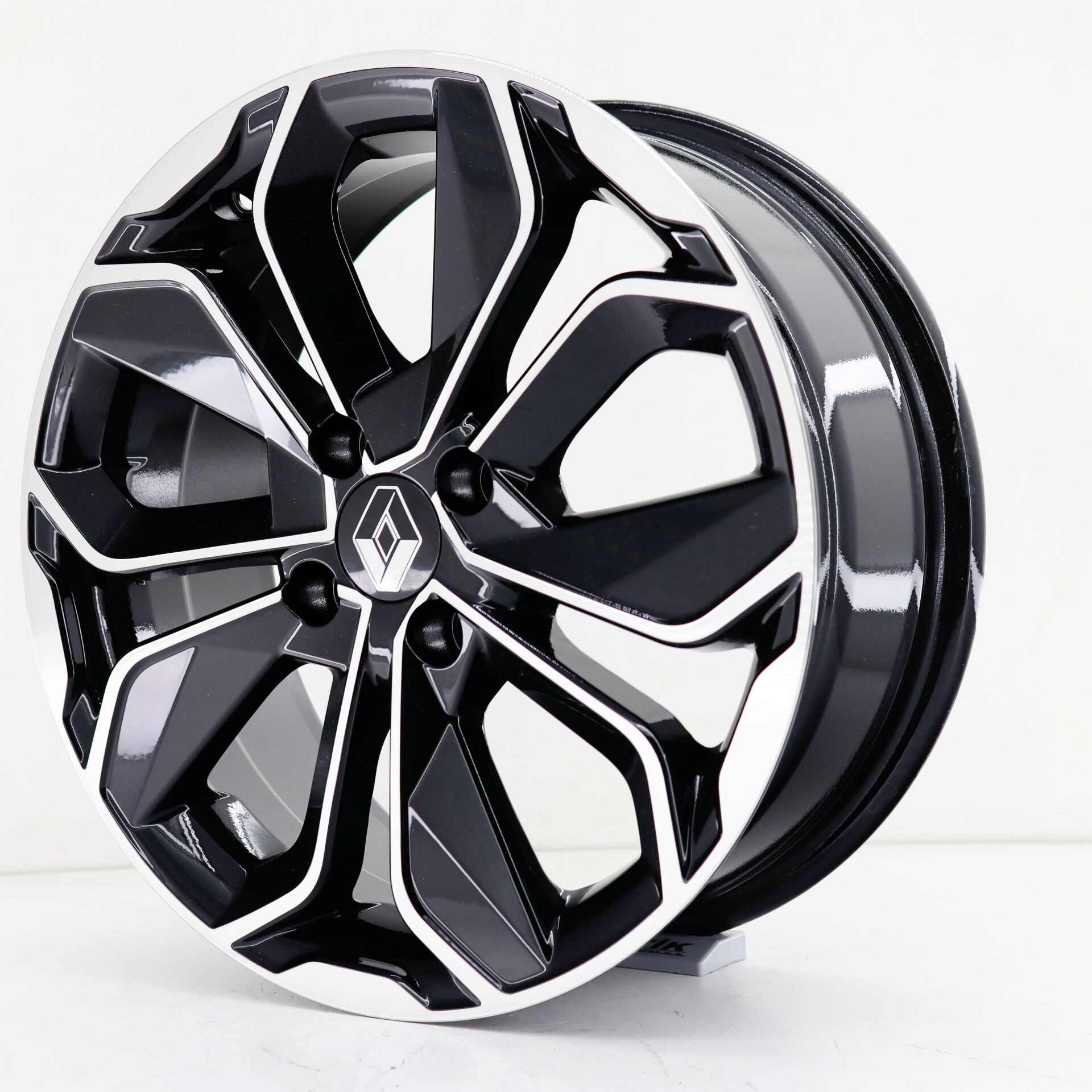 17 İnç 4X100 Renault Megane Clio İcon Black Machined Jant Takım