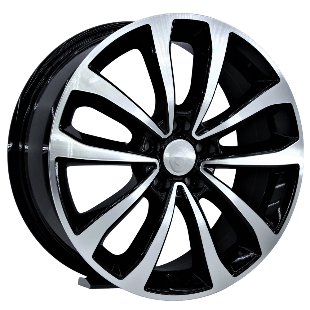 16 İnç 5x98 Fiat Egea & Doblo & Fiorino & İcon Black Polish Jant Takımı | R1 Wheels