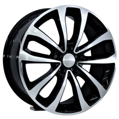 16 İnç 5x98 Fiat Egea & Doblo & Fiorino & İcon Black Polish Jant Takımı | R1 Wheels