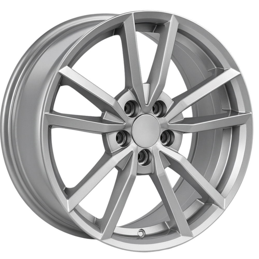 16 İnç 5x112 Volkswagen Skoda Seat Uyumlu SILVER GLOSS Jant Takımı