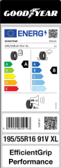 Goodyear 195/55R16 91V XL EfficientGrip Performance Yaz Lastiği (2024 )