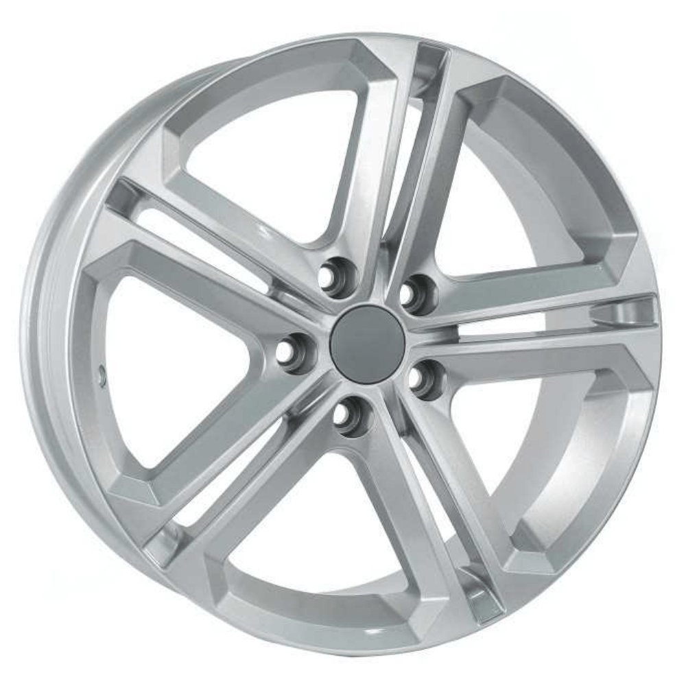 16 İnç 5x100 Volkswagen Seat Skoda Uyumlu MALLORY SILVER GLOSS Jant Takımı