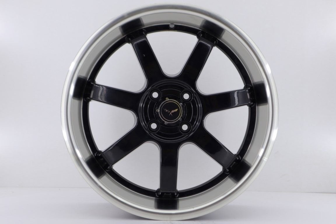 17'' İnç 4X100 Honda-Tofaş-Fiat-Dacia-Toyota Black Machined  Jant Takım