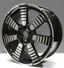 17 İnç 5X112 Audi Volkswagen Mercedes Seat Skoda Black Machined Jant Takım