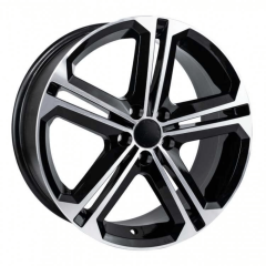 16 İnç 4x108 Peugeot Citroen Uyumlu DEEP BLACK DIAMOND GLOSS Jant Takımı