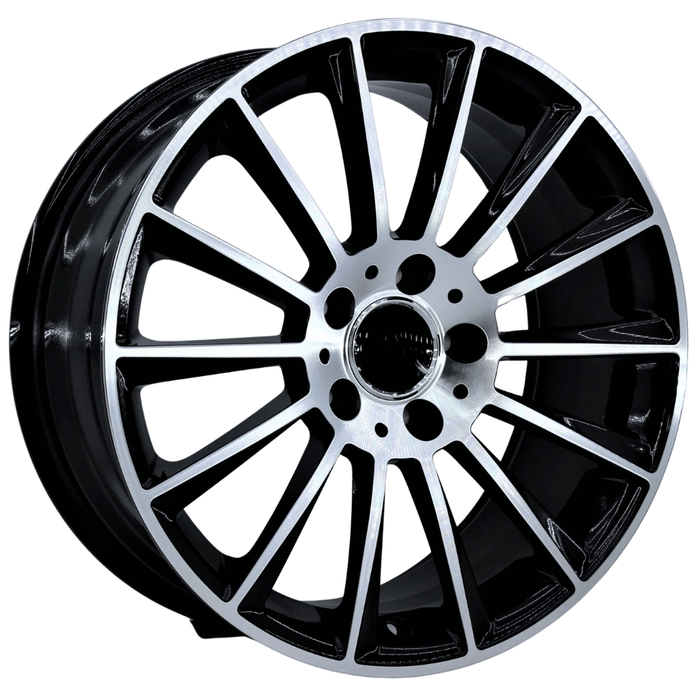 20'' İnç 5X112 Mercedes S Class Black Machined Jant Takım