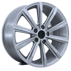 17 İnç 5X100 Volkswagen Polo Seat Skoda London Silver Jant Takım