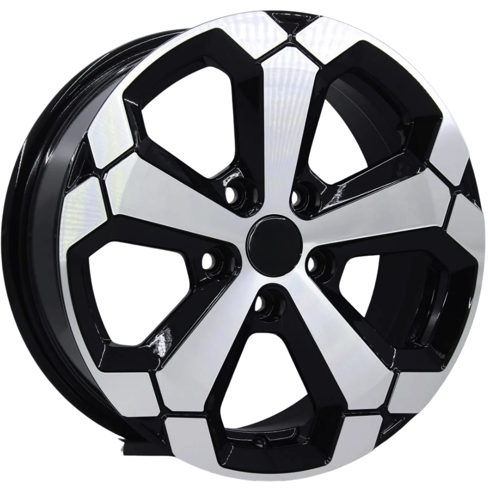 16 İnç 4X100 Dacia Renault Black PolishJant