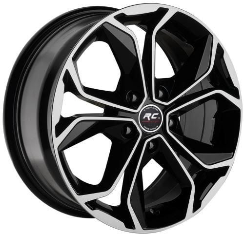 15 İnç 4X114.3 Hyundai Honda Kia Black Polish Jant Takımı