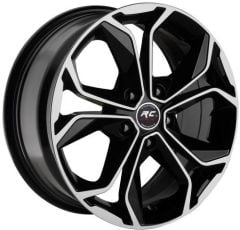 15 İnç 4X114.3 Hyundai Honda Kia Black Polish Jant Takımı