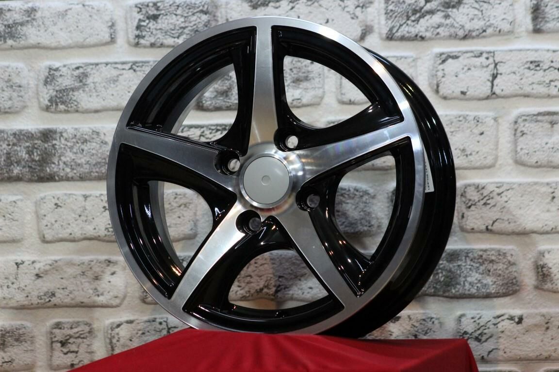 14'' 4X108 Ford Citroen Black Polish Jant Takım