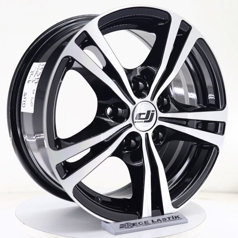 15 İnç 5X114.3 Honda Hyundai Elantra Renault Fluence Toyota Black Diamond Jant Takımı